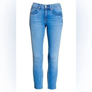 NWOT Rag & Bone raw hem skinny jeans size 25